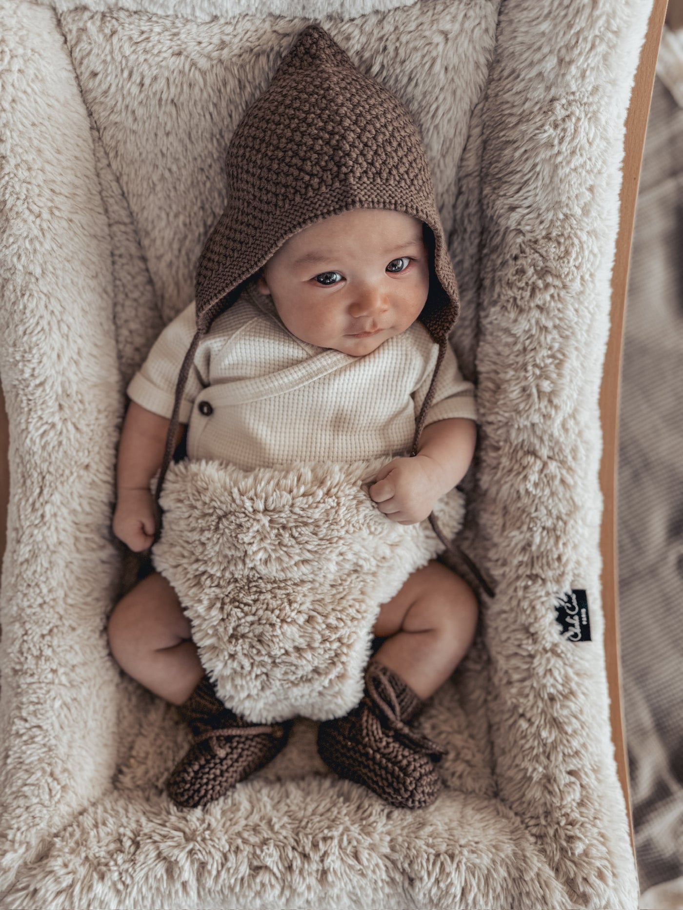 Organic Cotton Bonnet - Pixie - Audrey & Me