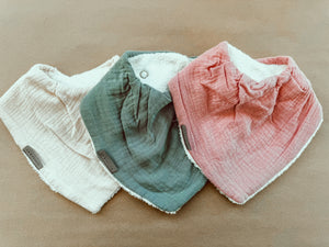 Muslin Bandana Bib Pack - Girl - Audrey & Me