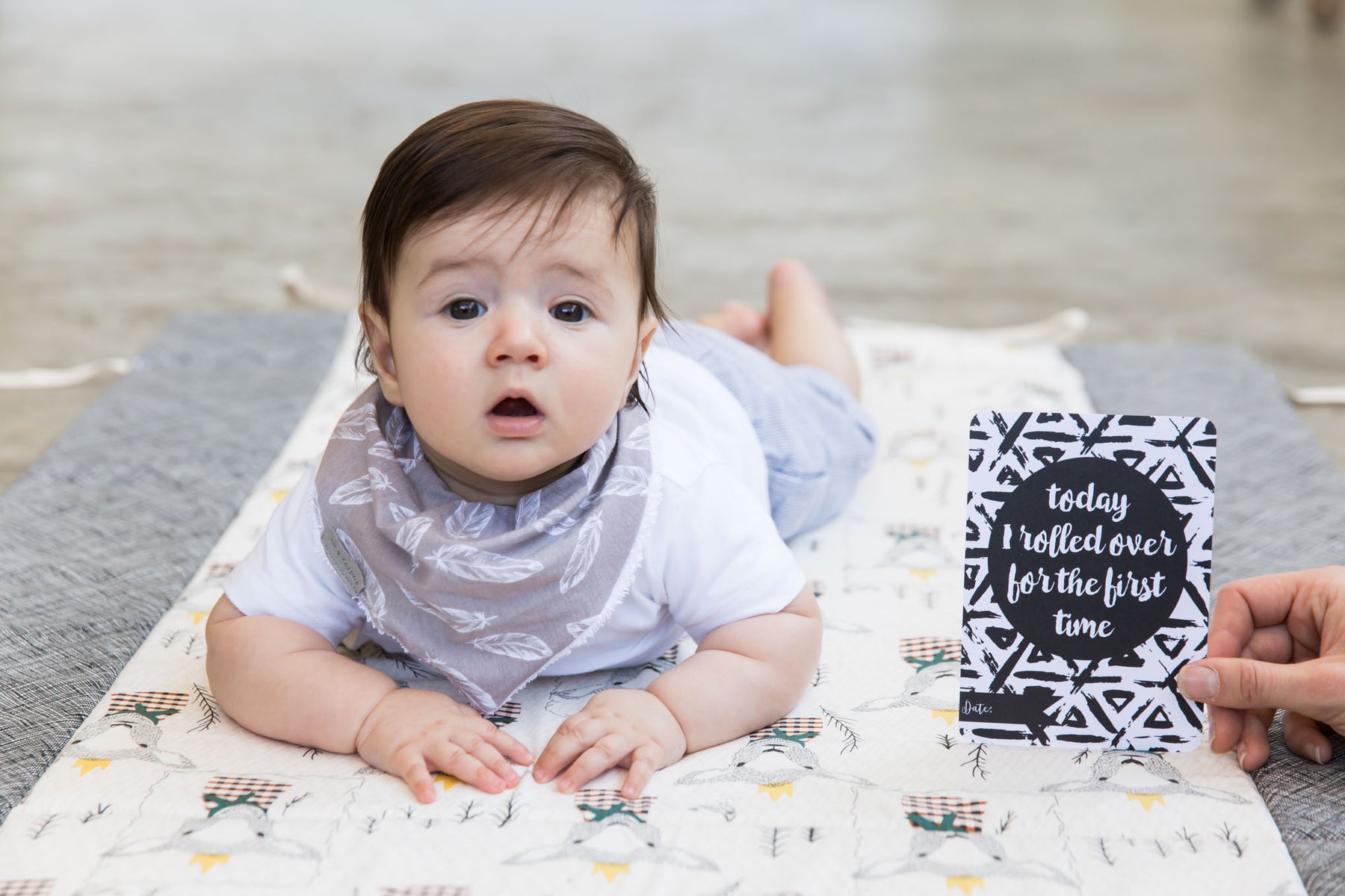 Milestone Cards - Monochrome Baby – Audrey & Me